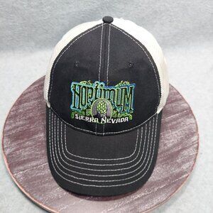 Sierra Nevada Optimum Trucker Hat Black & White Mesh Adjustable Back